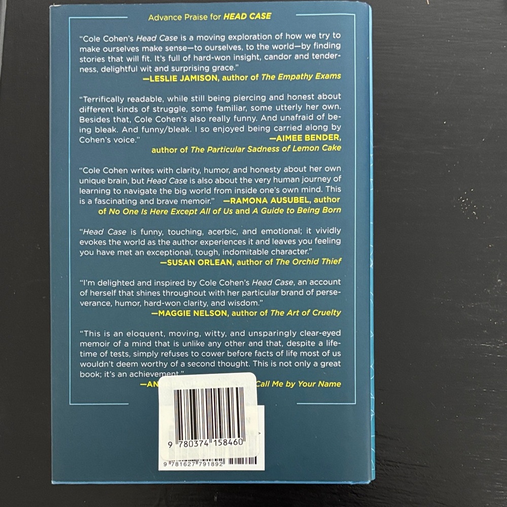 Head Case Book by Cole Cohen - Picture 2 of 9